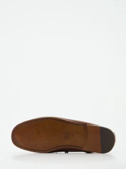Andrea Puccini – Loafer aus Büffelleder cognacbraun