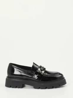 Andrea Puccini – Loafer aus Lackleder Schwarz