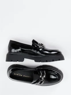 Andrea Puccini – Loafer aus Lackleder Schwarz