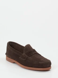 Andrea Puccini – Loafer aus Veloursleder Dunkelbraun
