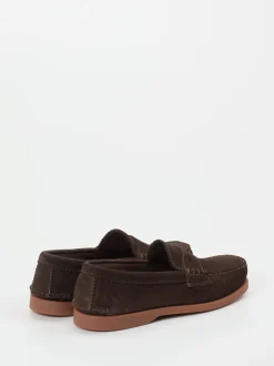 Andrea Puccini – Loafer aus Veloursleder Dunkelbraun