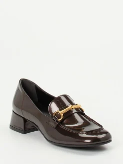Andrea Puccini – Loafer aus Lackleder Dunkelbraun