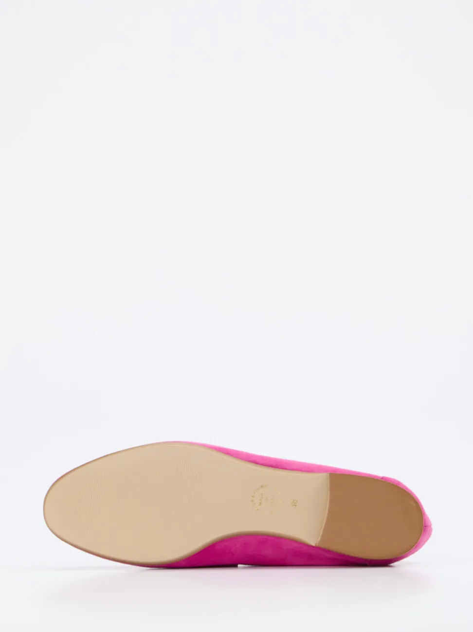 Andrea Puccini – Loafer aus Veloursleder pink