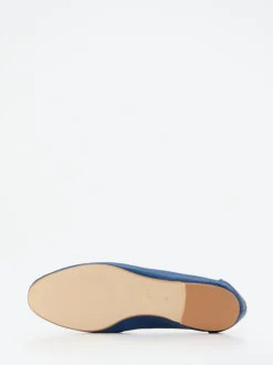 Andrea Puccini – Loafer aus Kalbleder kobaltblau