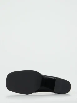 Andrea Puccini – Loafer aus glänzendem Lammleder Schwarz