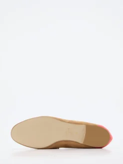 Andrea Puccini – Loafer aus Veloursleder Cognac