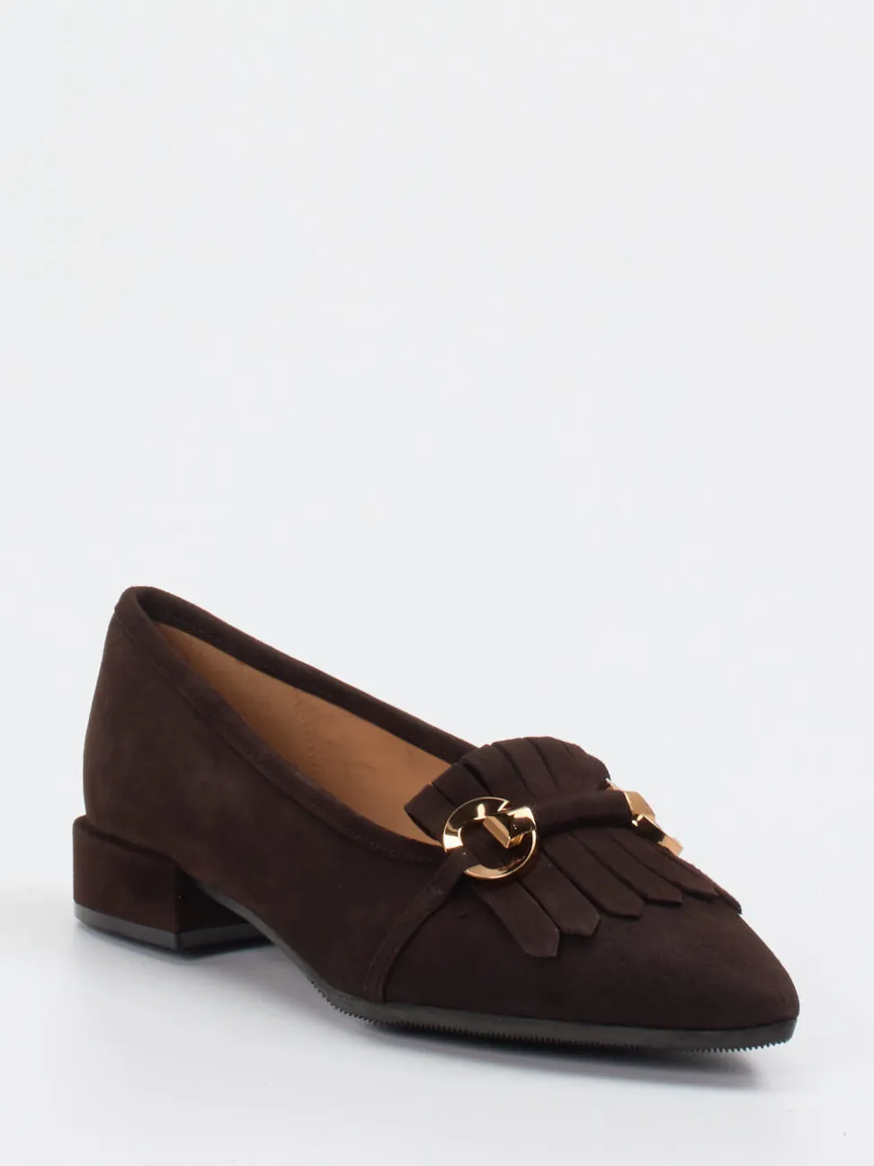 Andrea Puccini – Loafer aus Veloursleder Dunkelbraun
