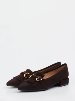 Andrea Puccini – Loafer aus Veloursleder Dunkelbraun