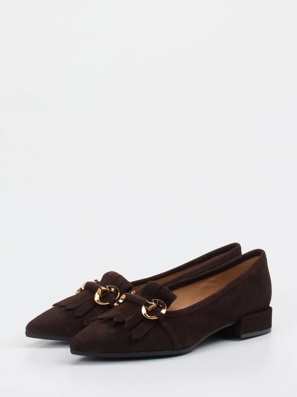 Andrea Puccini – Loafer aus Veloursleder Dunkelbraun