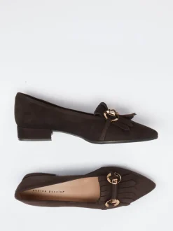 Andrea Puccini – Loafer aus Veloursleder Dunkelbraun