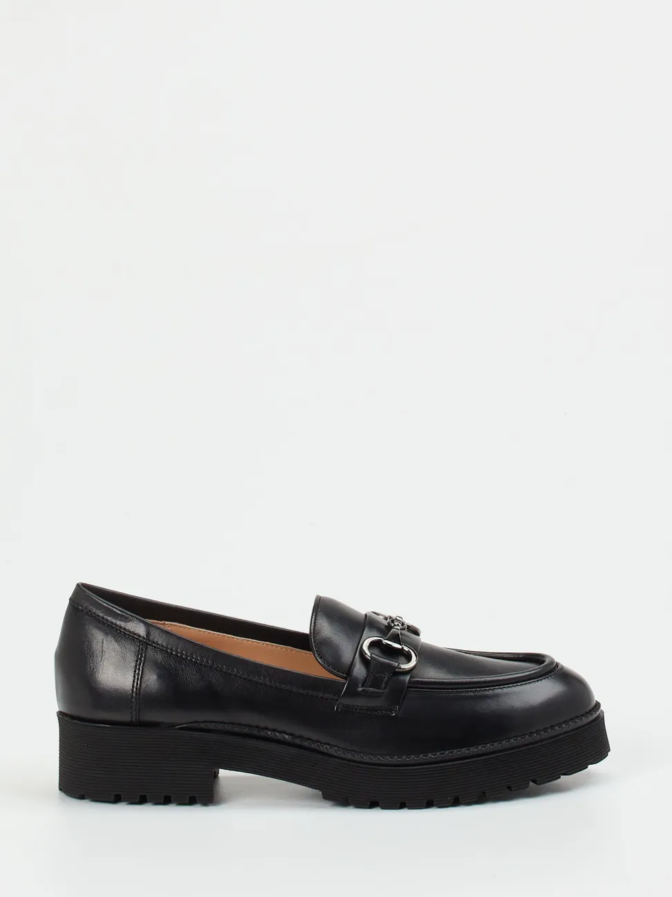 Andrea Puccini – Loafer aus Kalbleder Schwarz