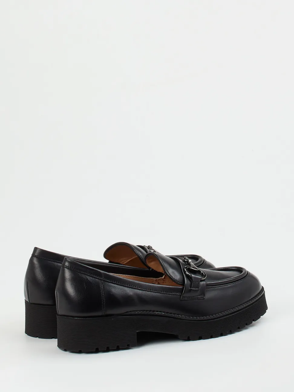 Andrea Puccini – Loafer aus Kalbleder Schwarz