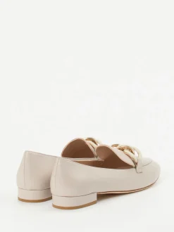 Andrea Puccini – Loafer aus Lammleder in Beige