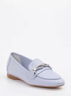 Andrea Puccini – Loafer aus Kalbleder in Pastellflieder