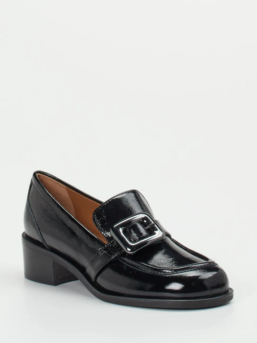 Andrea Puccini – Loafer aus Lackleder Schwarz