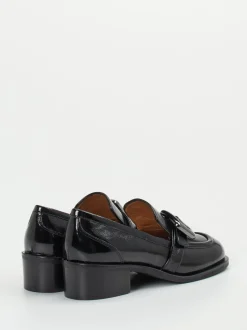 Andrea Puccini – Loafer aus Lackleder Schwarz