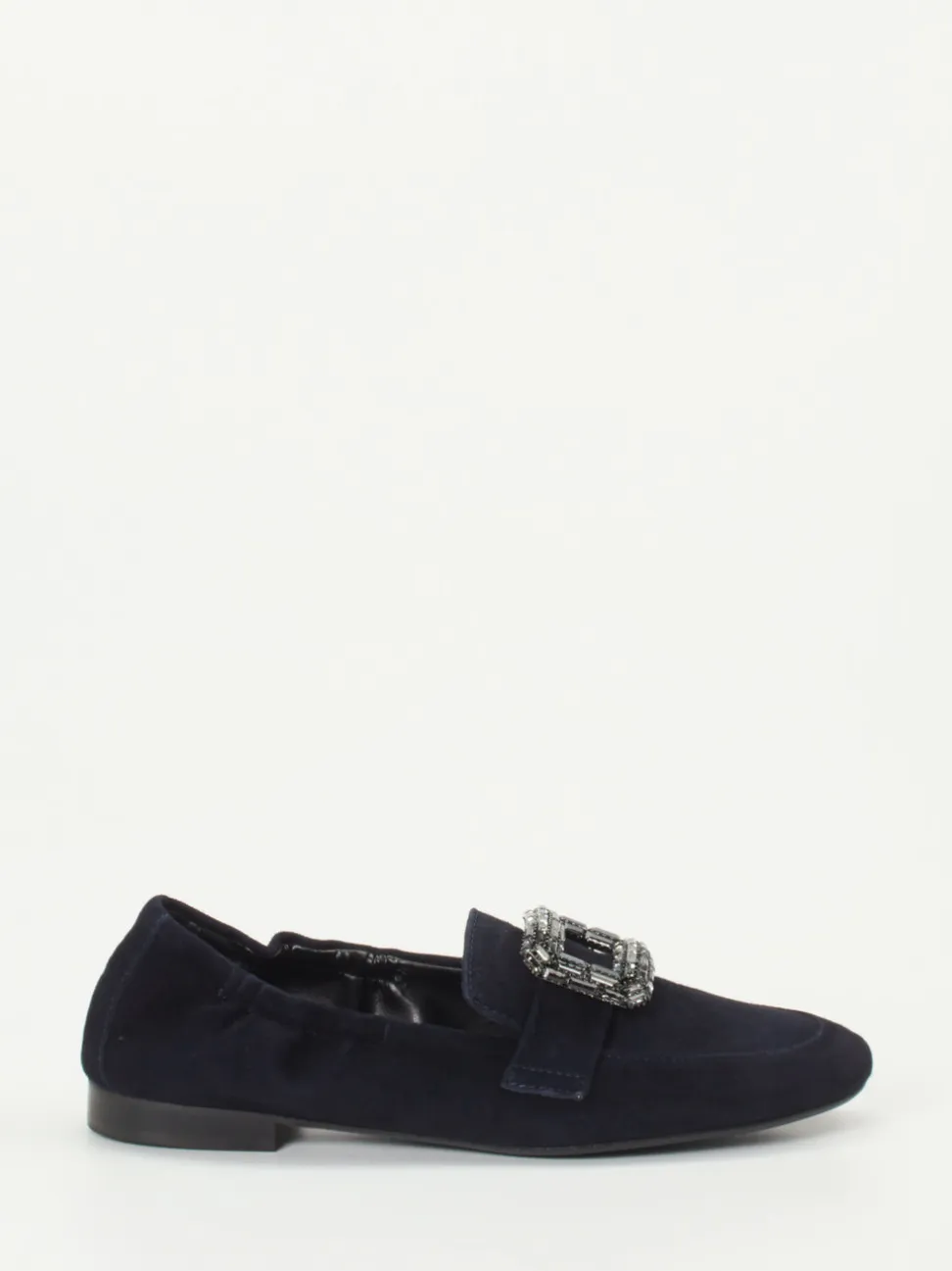 Andrea Puccini – Loafer aus Veloursleder Dunkelblau