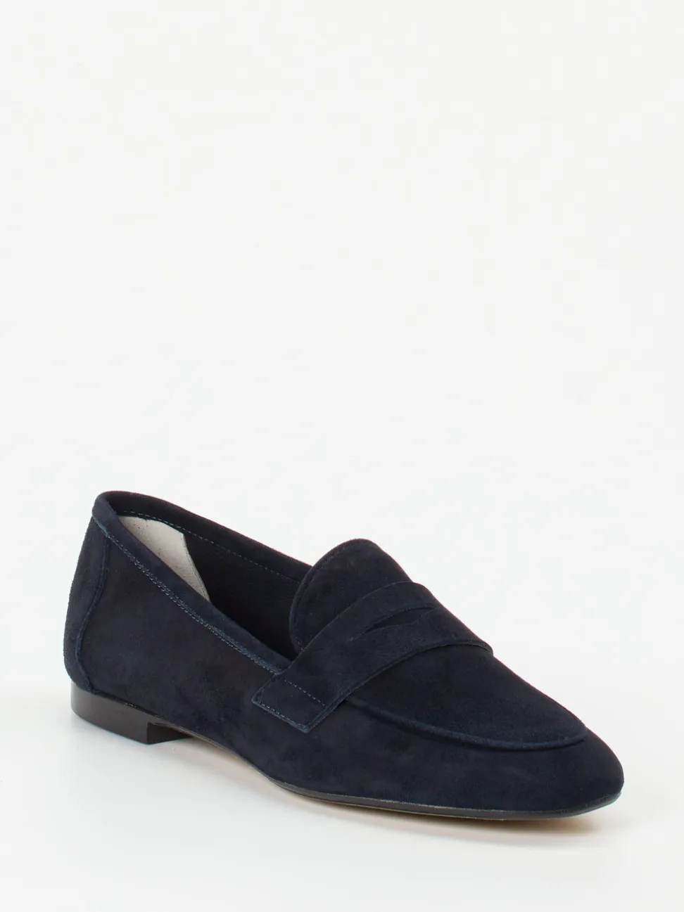 Andrea Puccini – Loafer aus Veloursleder Dunkelblau