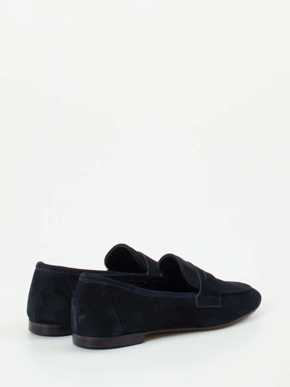 Andrea Puccini – Loafer aus Veloursleder Dunkelblau