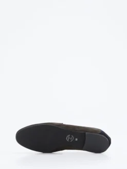 Andrea Puccini – Loafer aus Veloursleder olivbraun