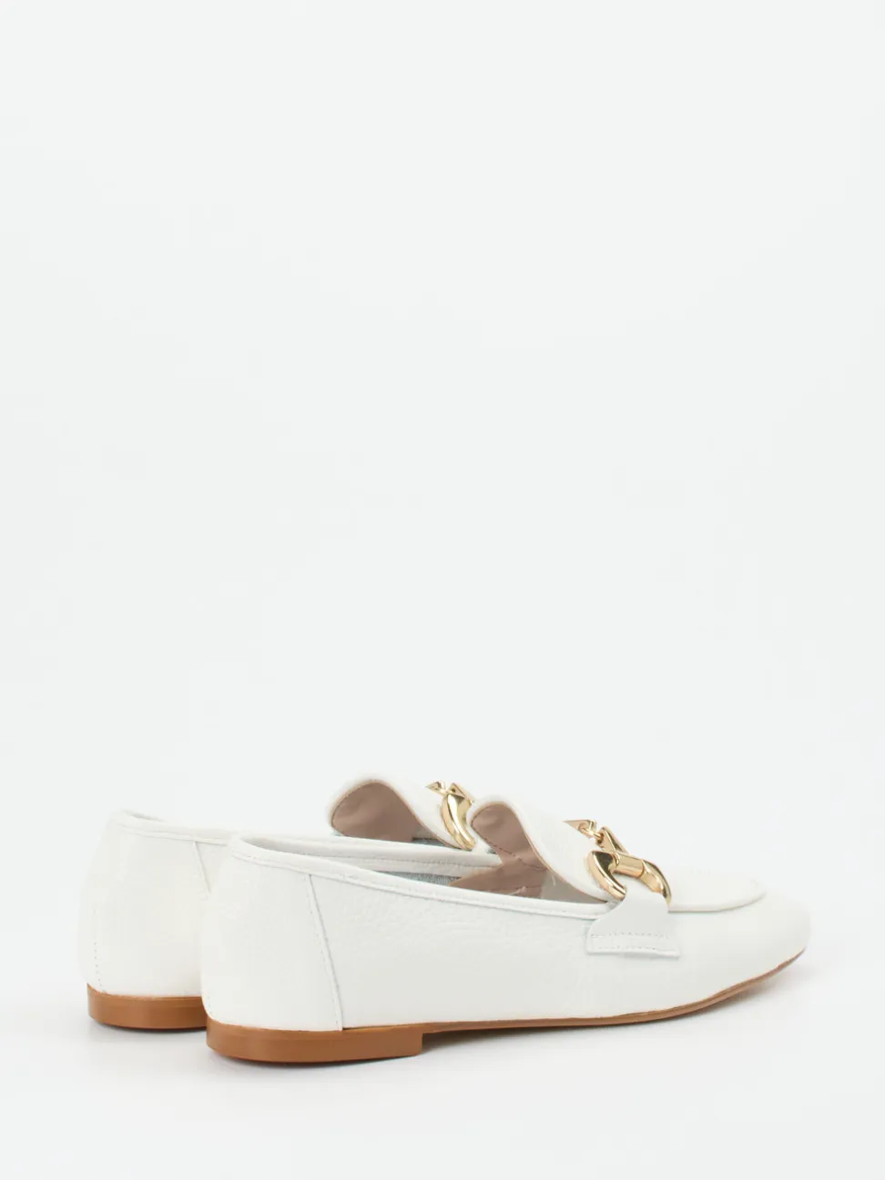 Andrea Puccini – Loafer aus Kalbleder in Offwhite