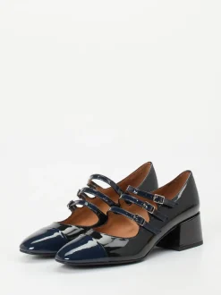 Andrea Puccini – Mary Jane Pumps aus Lackleder schwarz