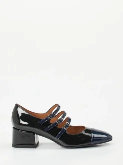 Andrea Puccini – Mary Jane Pumps aus Lackleder schwarz