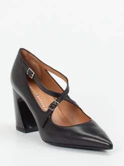 Andrea Puccini – Mary Jane Pumps aus Lammleder schwarz