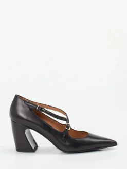 Andrea Puccini – Mary Jane Pumps aus Lammleder schwarz