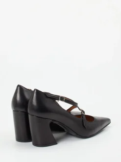 Andrea Puccini – Mary Jane Pumps aus Lammleder schwarz