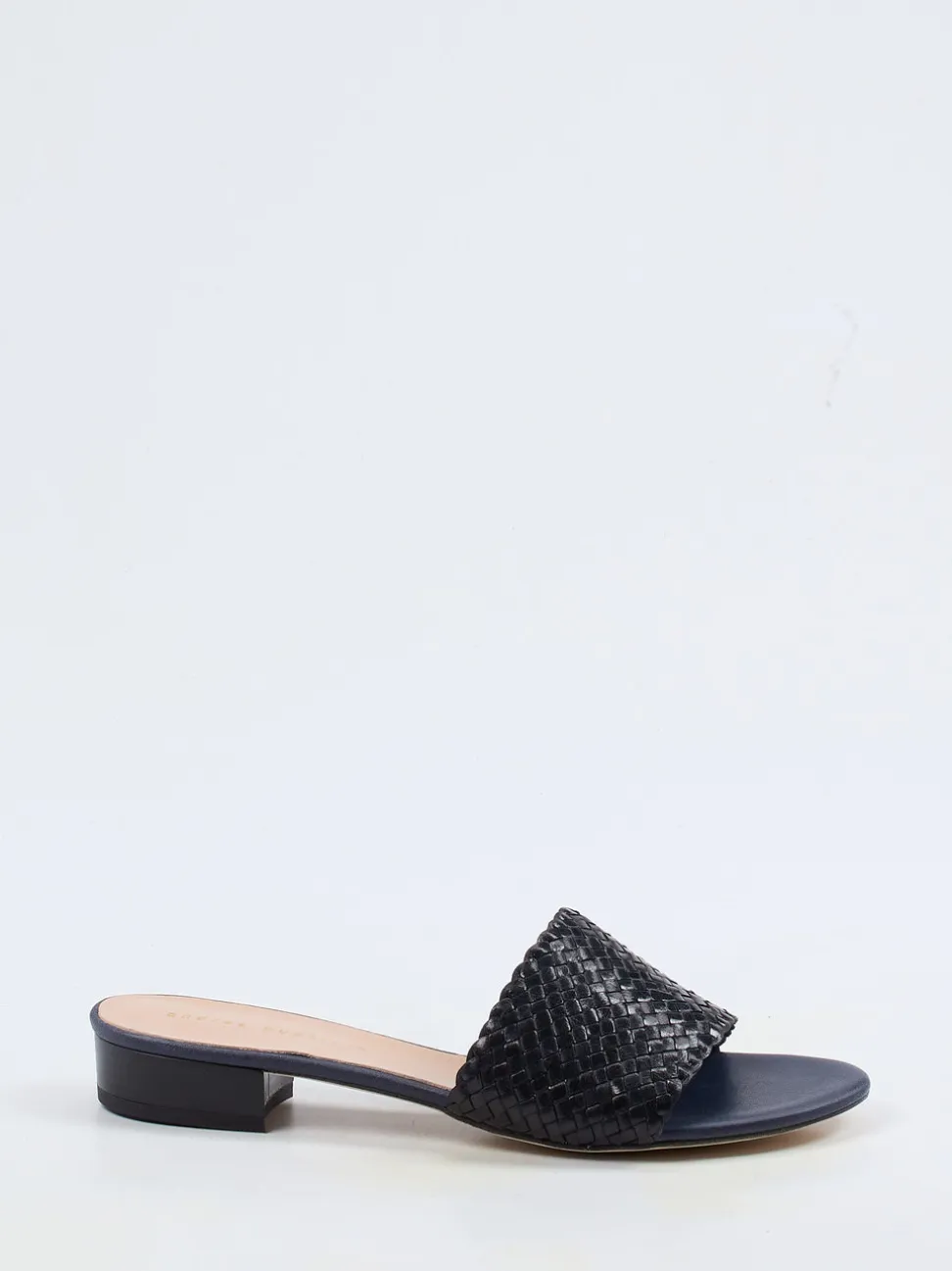 Andrea Puccini – Mules aus Flechtleder in Schwarz