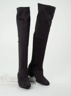Andrea Puccini – Overknee-Stiefel aus Stretch-Velours