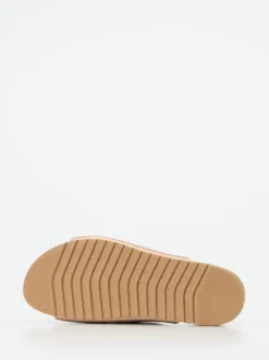 Andrea Puccini – Pantoletten aus Metallicleder Roségold