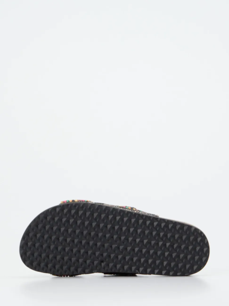 Andrea Puccini – Pantolette aus Metallicleder mit Perlen