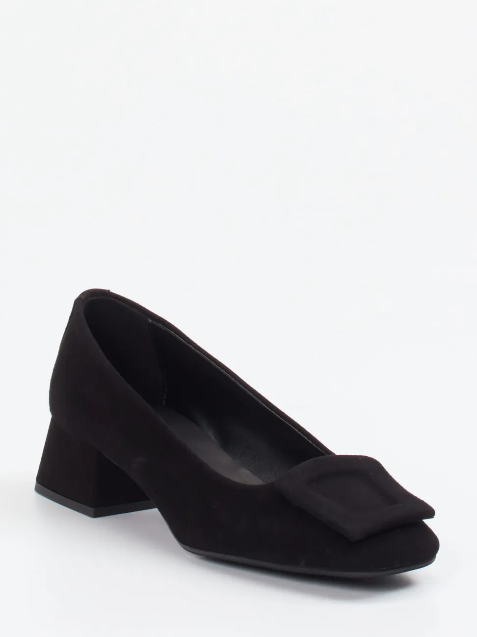 Andrea Puccini – Pumps aus Veloursleder Schwarz
