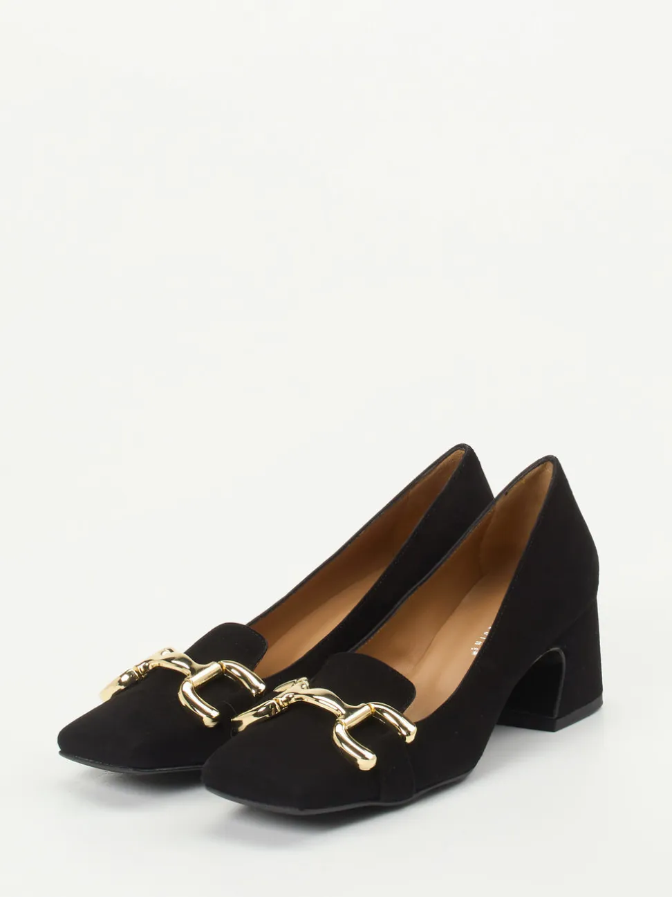 Andrea Puccini – Pumps aus Veloursleder Schwarz