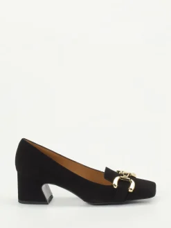 Andrea Puccini – Pumps aus Veloursleder Schwarz