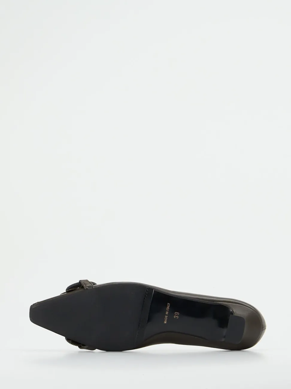 Andrea Puccini – Pumps aus Lammleder in Schlammgrau