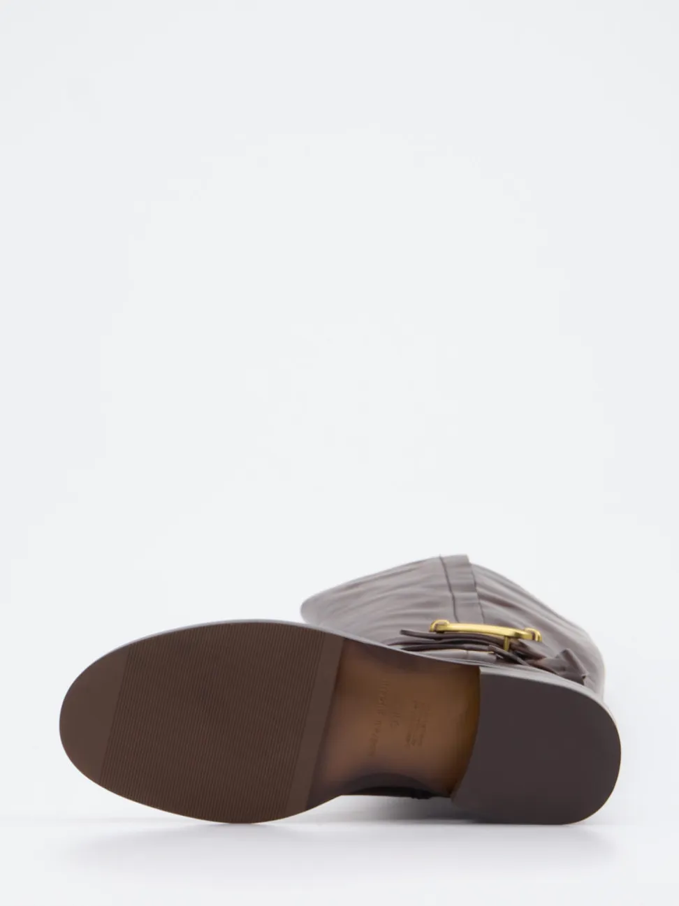 Andrea Puccini – Reitstiefel aus Glattleder Dunkelbraun