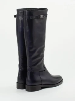 Andrea Puccini – Reitstiefel aus Kalbleder in Blau