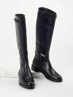 Andrea Puccini – Reitstiefel aus Kalbleder in Blau