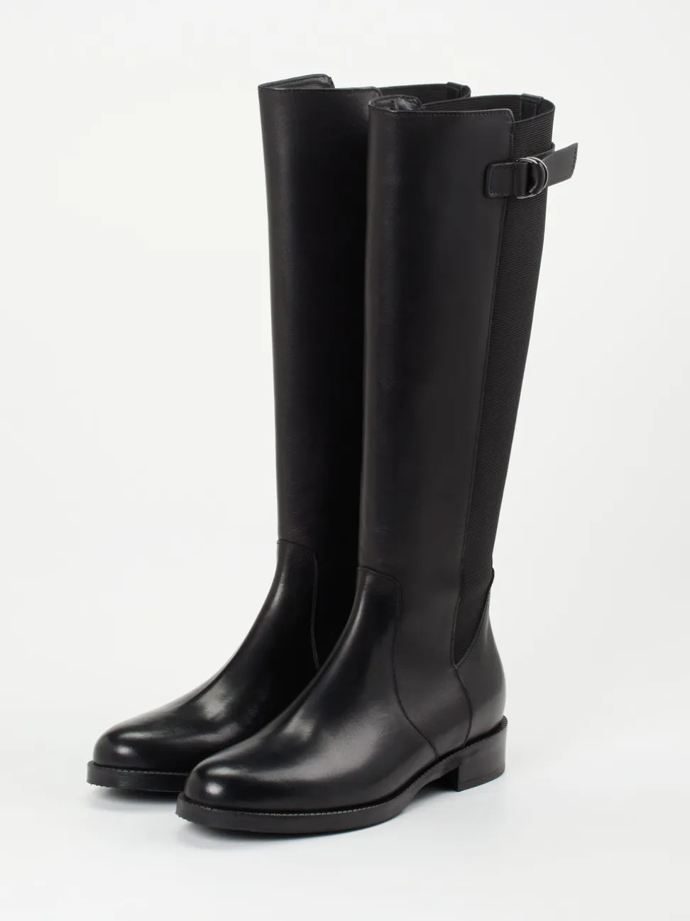 Andrea Puccini – Reitstiefel aus Kalbleder schwarz