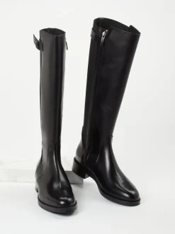 Andrea Puccini – Reitstiefel aus Kalbleder schwarz