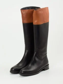 Andrea Puccini – Reitstiefel aus Kalbleder schwarz