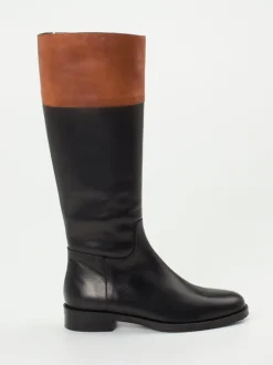 Andrea Puccini – Reitstiefel aus Kalbleder schwarz