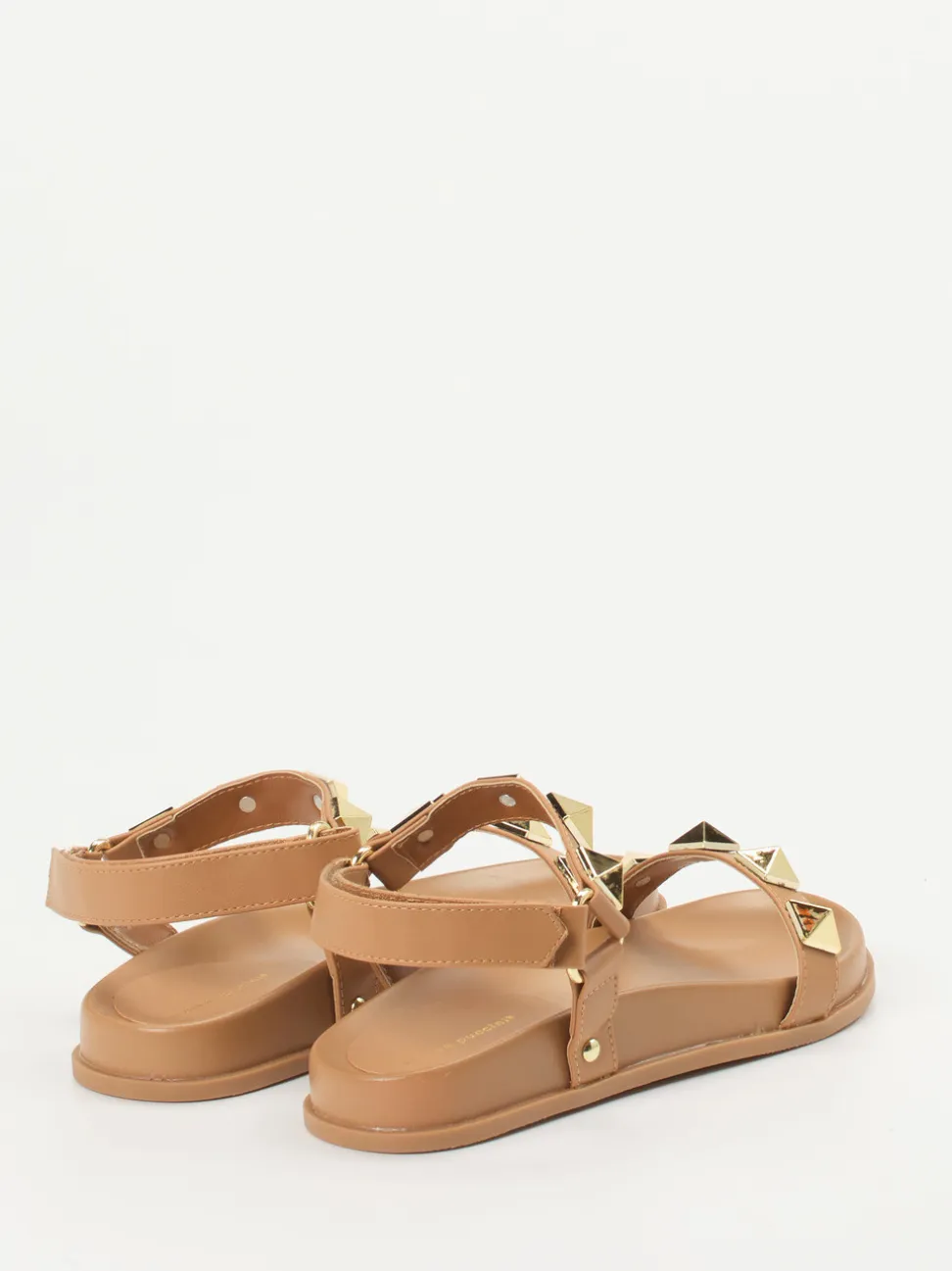 Andrea Puccini – Riemchensandale aus Kalbleder Camel