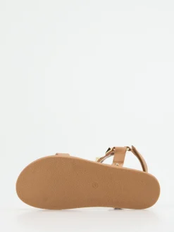 Andrea Puccini – Riemchensandale aus Kalbleder Camel