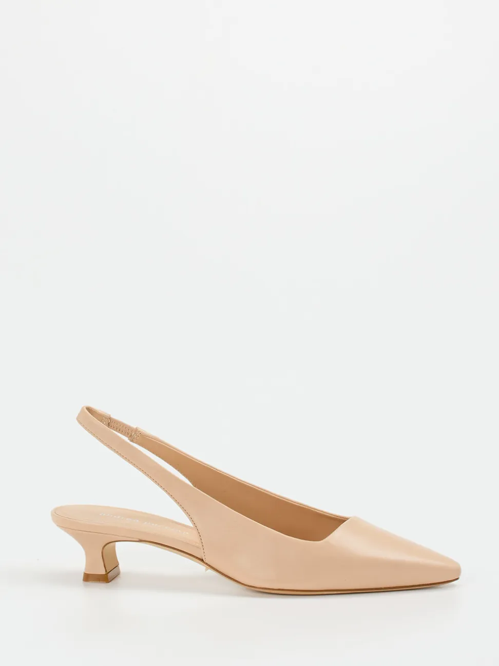 Andrea Puccini – Slingback-Pumps aus Ziegenleder beige