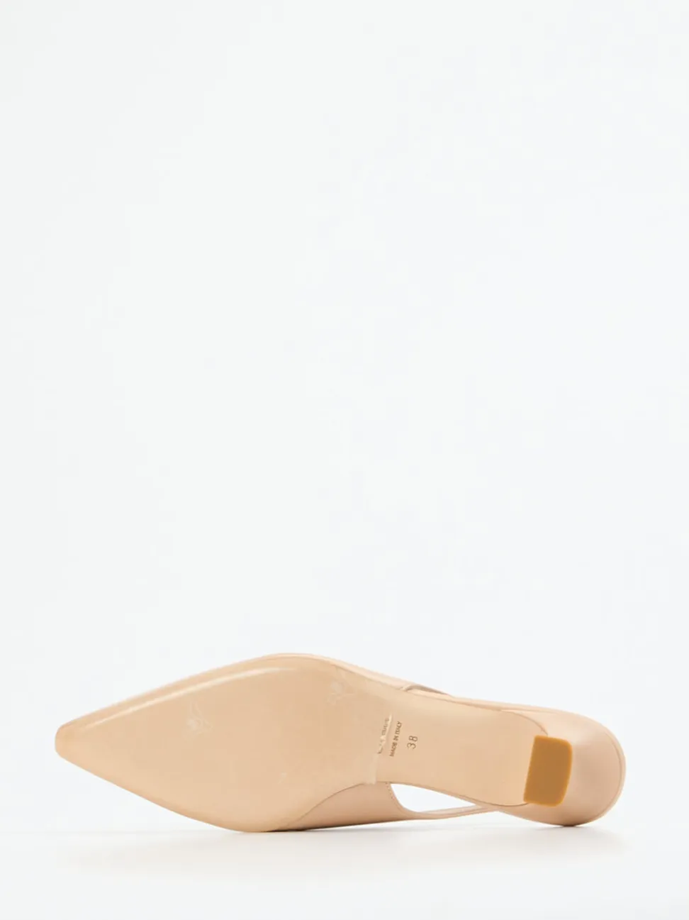 Andrea Puccini – Slingback-Pumps aus Ziegenleder beige