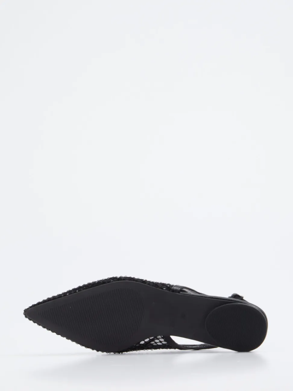 Andrea Puccini – Slingpumps aus Netzgewebe Schwarz